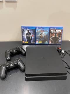PS4 slim ,500Gb ,with 1 controller 0
