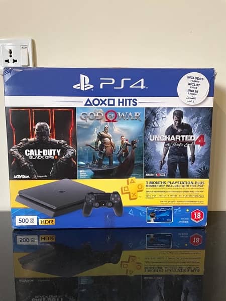 PS4 slim ,500Gb ,with 1 controller 2