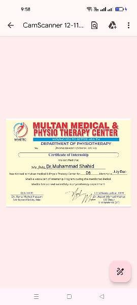 I'm physiotherapist. Home physiotherapy service available 1
