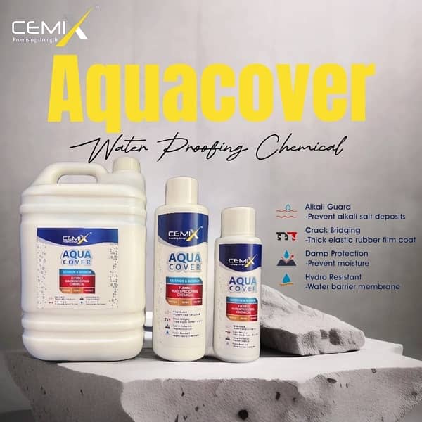 Heat & Water Proofing Chemical | Aquacover by Cemix 3