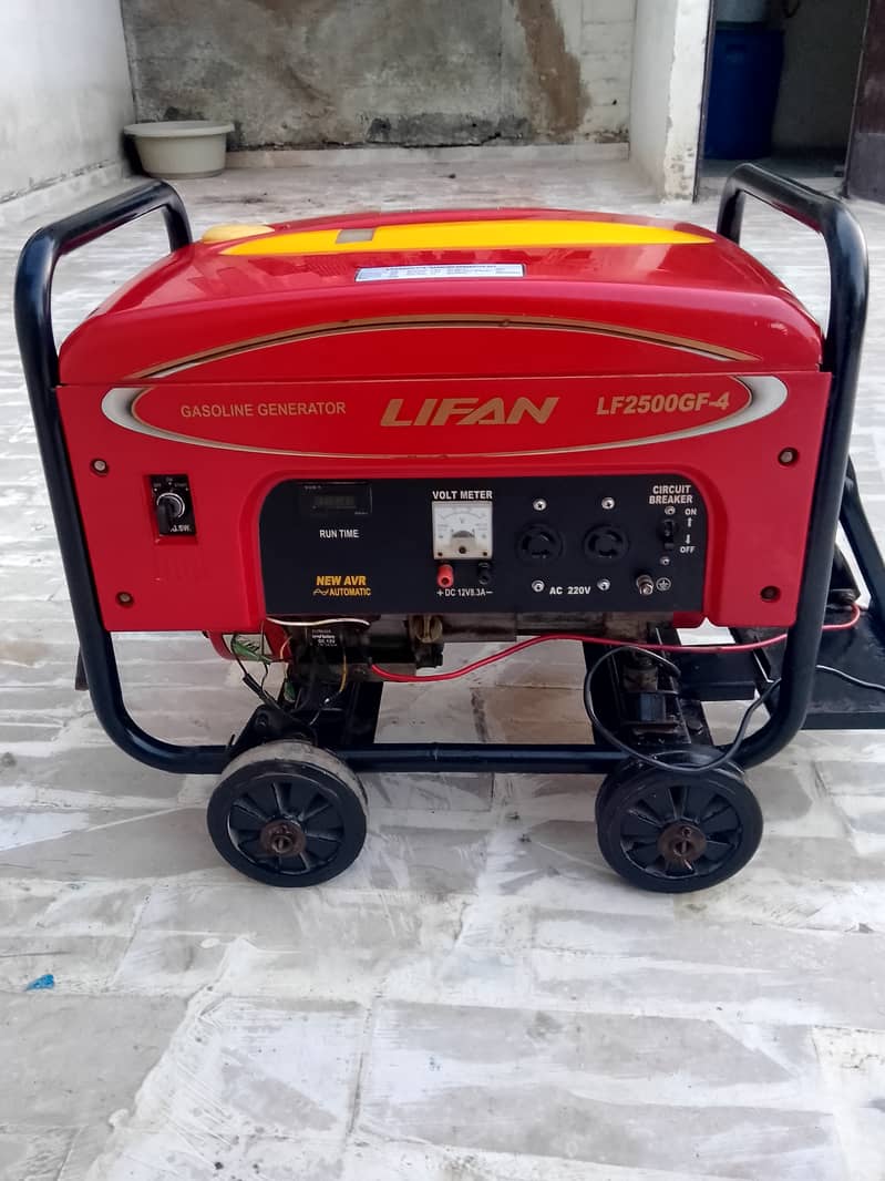Lifan generator 2.5 KV Working condition best for home use 3