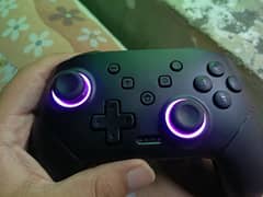 Wireless controller with rgb effects