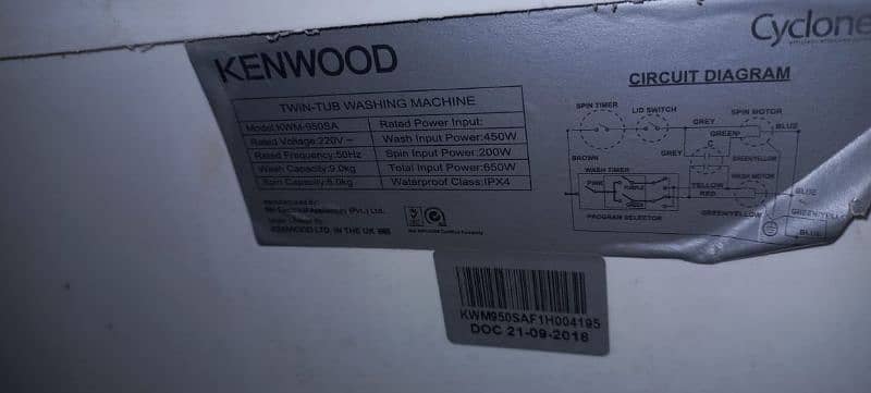 kenwood washing machine for sale 5