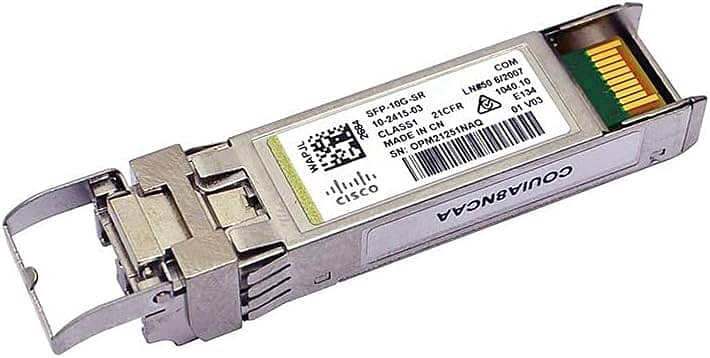 SFP 1 G / 10 G CISCO optical / electrical transceiver module 1