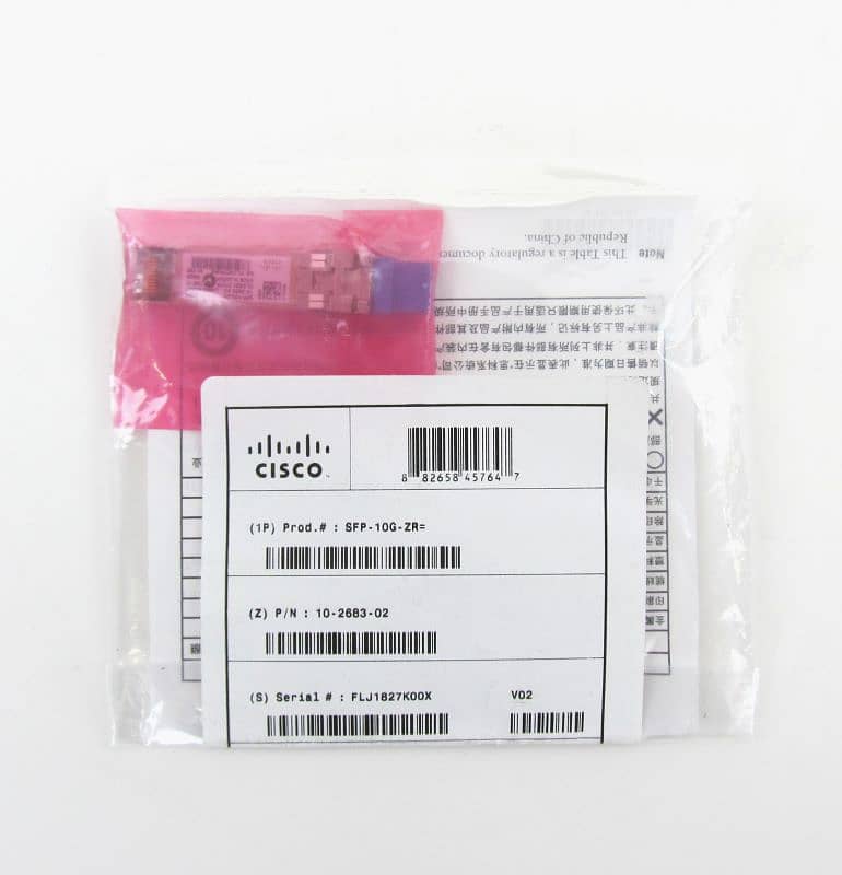 SFP 1 G / 10 G CISCO optical / electrical transceiver module 4