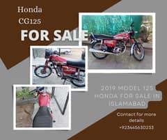 Honda 125 2019 model