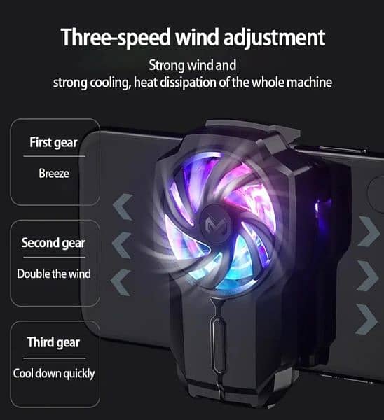 Memo Professional DL-05 Gaming Cooling Fan For Mobile 3