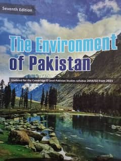 The environment of Pakistan, O-levels book