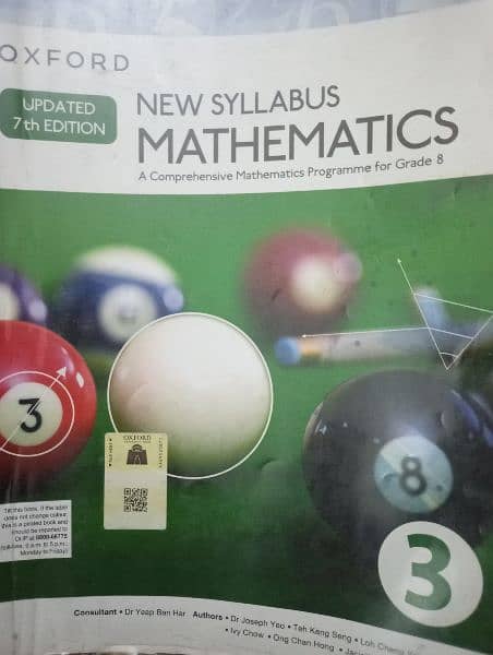 o-levels, Oxford mathematics book 0