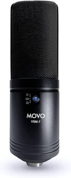Movo VSM-7 Large Diaphragm, Multi-Pattern Studio Condenser Microphone 0