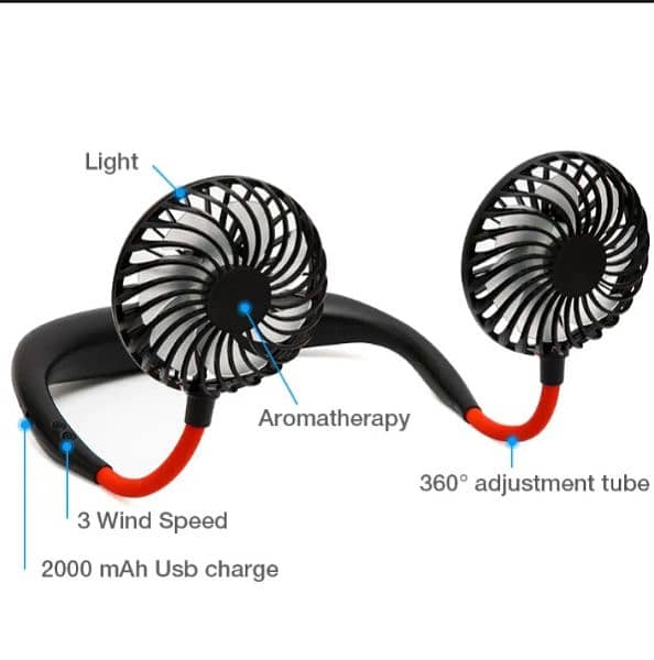 USB Neck band Fan 1