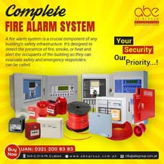 Fire Alarm heat and smoke detection system.