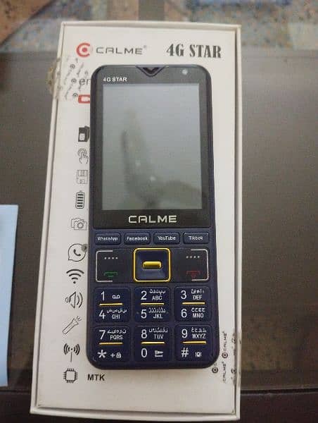 calme 4g star new condition 2/16 blue colour with box charger 3