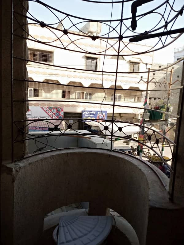 1200 Sq Ft 1 St Floor West Open Corner Flat Available For Sale In Karachi Administration Society Block 8 (Society Transfer) 18