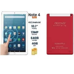 note 4 plus tablet 4/64gb  only tab