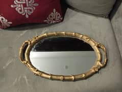 Round mirror tray 0