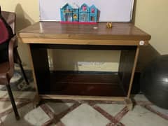 Original Heavy-Duty Wooden Table for Sale 0