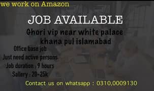 JOBS IN ISLAMABAD,JOBS IN RAWALPINDI,03100009130