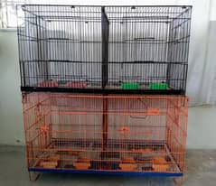 Three beautiful cages and bird accessories for sale
