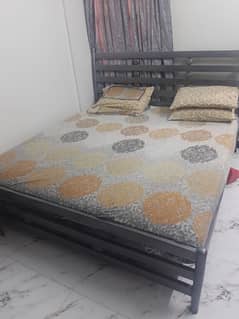 iron bed for sale with mattress