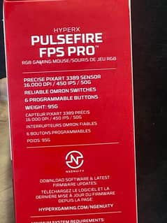 HYPER X PULSEFIRE FPS PRO And HP GAMING KEYBOARD