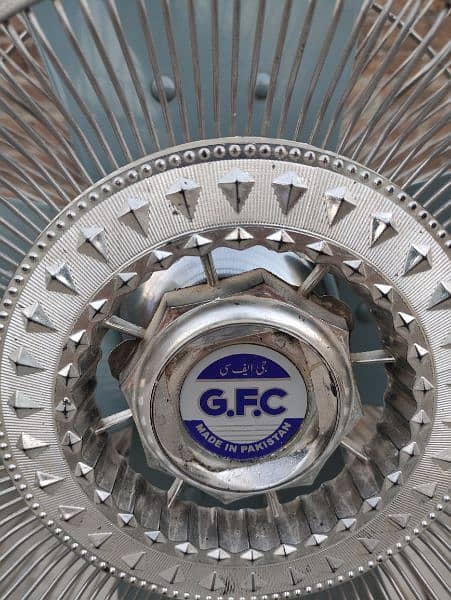 GFC pedestal fan with copper motor 2