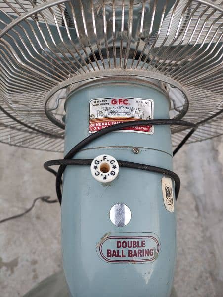 GFC pedestal fan with copper motor 4