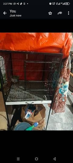 Bird's cage for urgent sale.