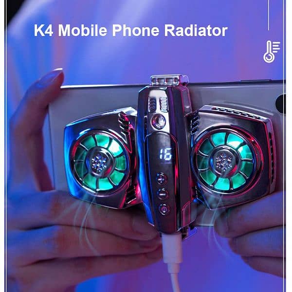 1pc K4 Mobile Phone Cooler Radiator Semiconductor Dual Cooling 1
