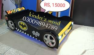 kids car shape beds with lights,6 by 3 feet