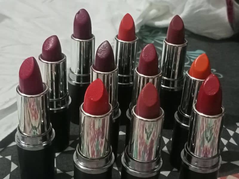 Mac lipstick pack of 12 with glitter eyeshadows 2