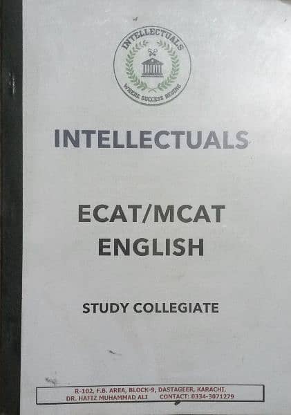 These are Ecat books for university admission tests. 3