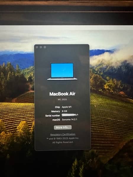 Apple MacBook M1 Air (2020) 8 GB RAM 256 GB SSD 3