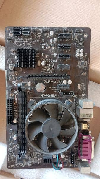 Mining motherboard. ASRock H81 Pro BTC, Intel Motherboard 0