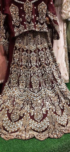 wedding lehenga bridal barat walima maxi preloved 5