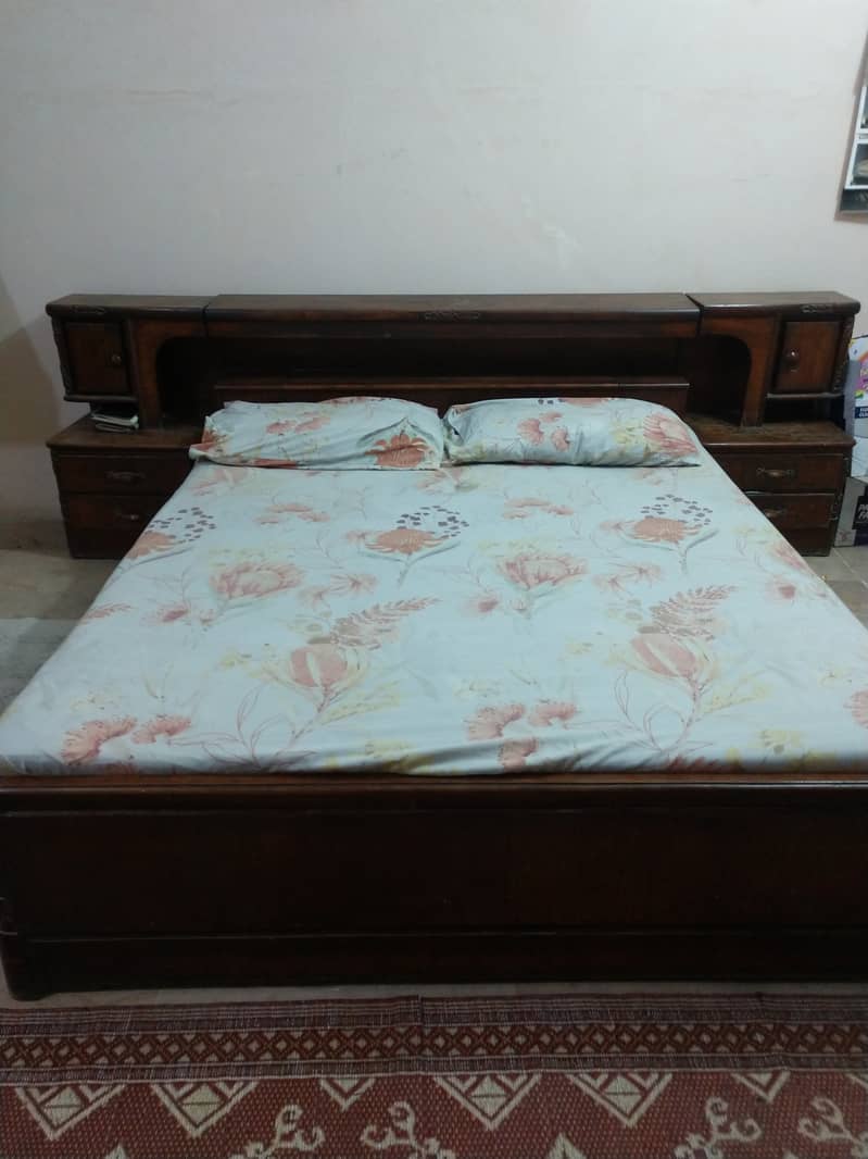 Wooden Double bed 6