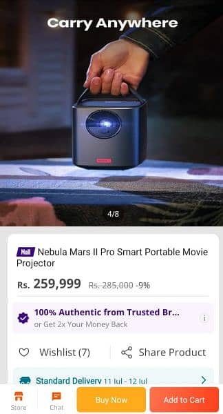 projector Anker Nebula Mars 2 Pro - Black 9