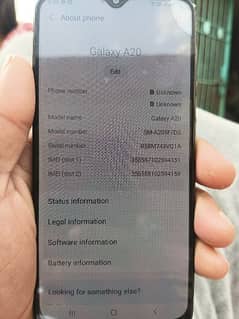 Samsung A20 condition good no any single fault PTA approved