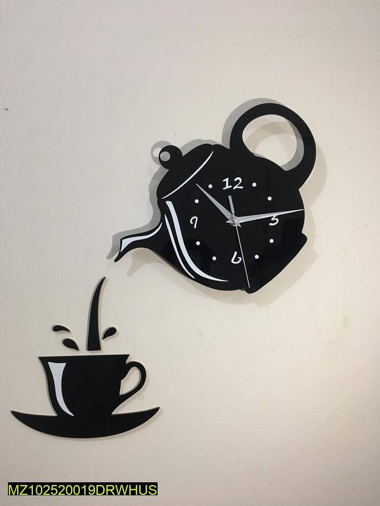 Analogue Kettle Wall CLOCK 1