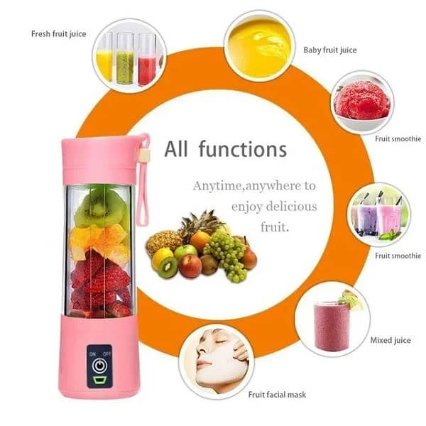 Portable USB Mini Electric Juicer 3