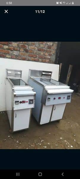 Double/Single Commercial Deep fryer gas & electric//Pizza oven 13