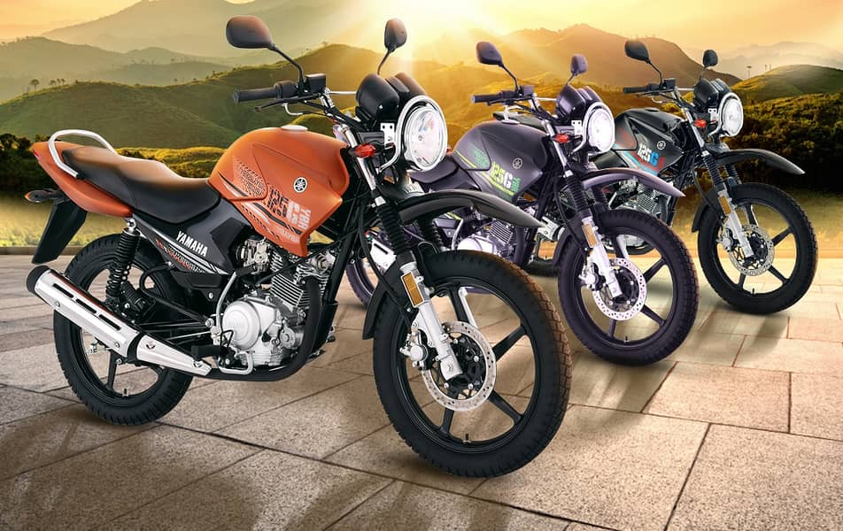 Yamaha YBR 125G Grey, Black, Orange 2024,  Brand New YBR125G 2