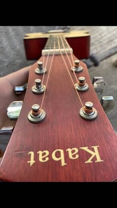 Wooden kabaat guitar with yamaha bag 0
