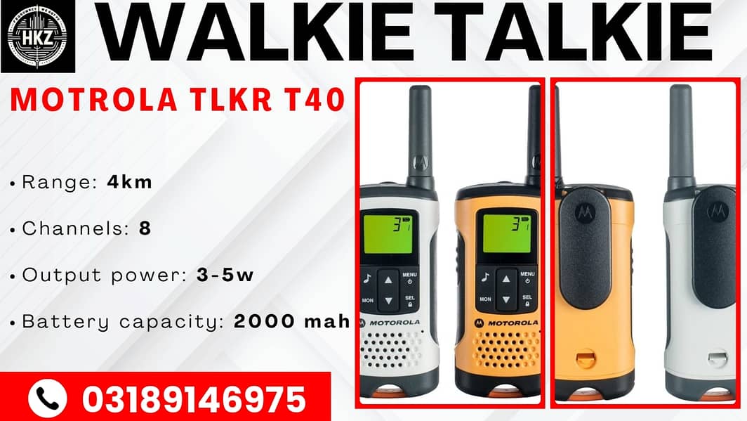 Walkie Talkie | Wireless set | Kenwod | Hyt | Motorla Hiking Items 0