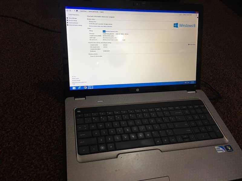 HP laptop with 4gb ram 128 ssd hard space condition 10 by 10 2