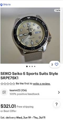 Seiko 5 sports