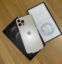 iphone 12 pro max 256gb complete box 10/10 Gold