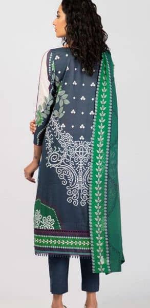 Alkaram 3pc lawn suit 8