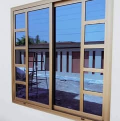 Aluminum Window And Door Glass work