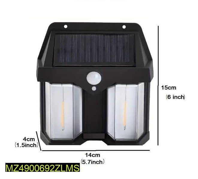 double solar tungsten wall light 0